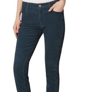 [Loft] Blue Modern Straight Leg Corduroy Pants - Size 34/18